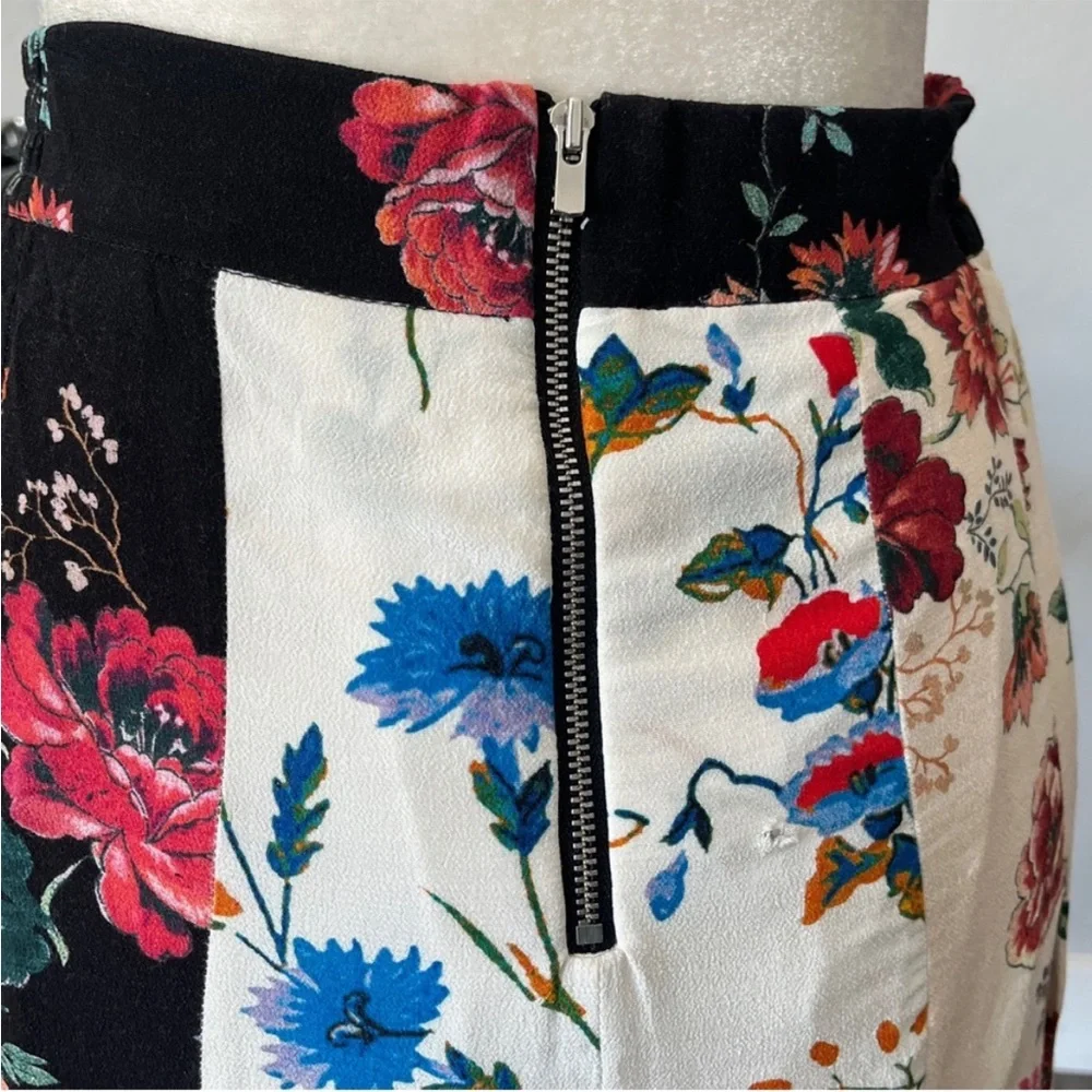 Maje Jinger Floral Midi Skirt - Size 2